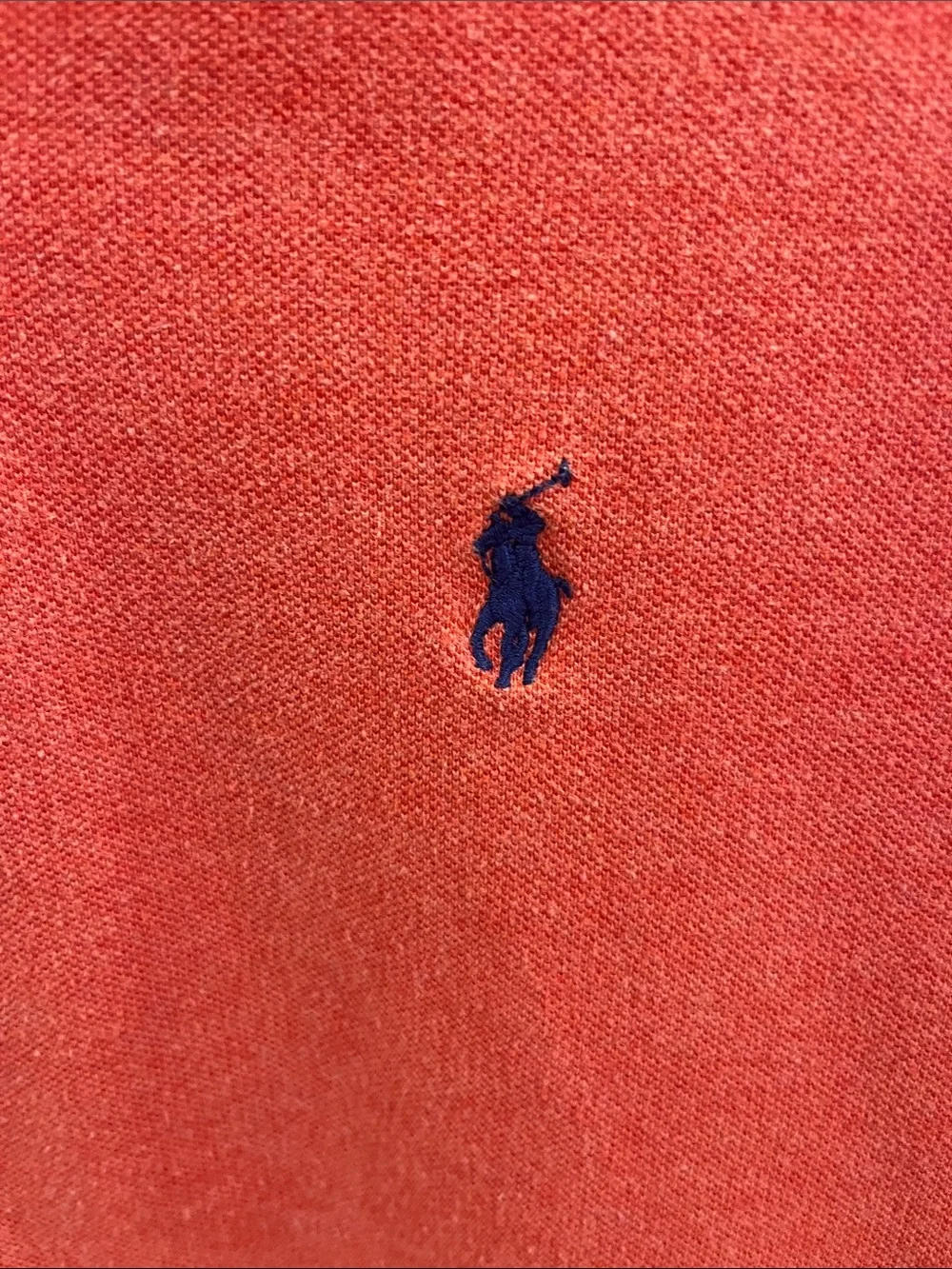 Polo by Ralph Lauren Coral Men’s Short Sleeve Polo with Navy Pony